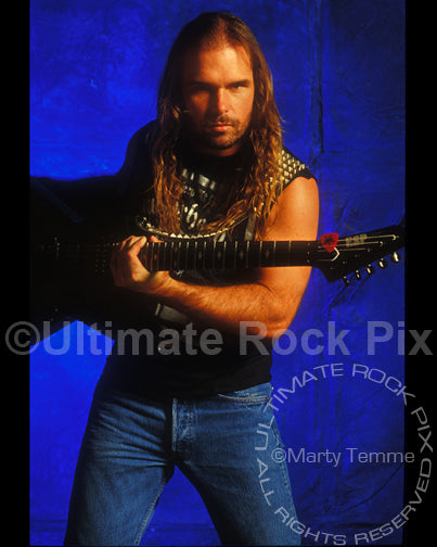   Photo of Kerry King of Slayer during a photo shoot in 1990 by Marty Temme