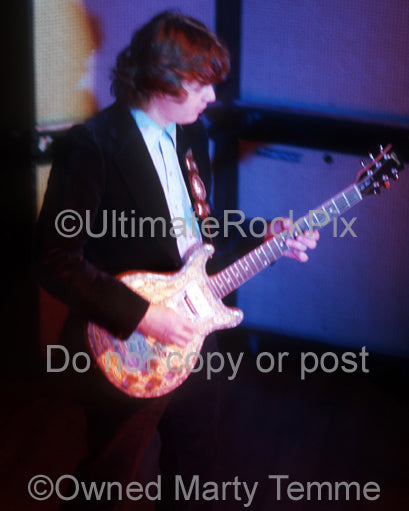 Photo of guitarist Steve Miller in concert in 1974 - smiller7423