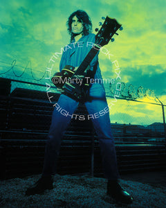 Photo of Dean DeLeo of Stone Temple Pilots during a photo shoot by Marty Temme