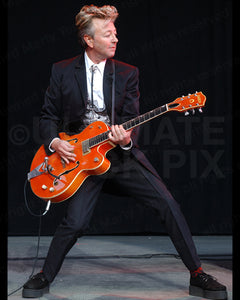 Photos of Brian Setzer of The Stray Cats Onstage with his Gretsch