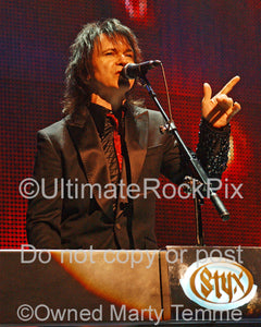 Photo of Lawrence Gowan of Styx in concert by Marty Temme