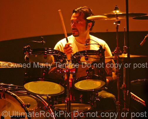 Photos of Drummer John Tempesta Performing with The Cult in Concert by Marty Temme