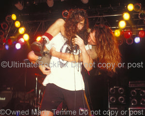11" x 14" Limited Edition Print of Chris Cornell and Eddie Vedder of Temple of the Dog in 1991 by Marty Temme