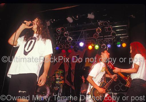 Photos of Chris Cornell, Jerry Cantrell and Stone Gossard of Temple of the Dog in Concert in 1991 by Marty Temme