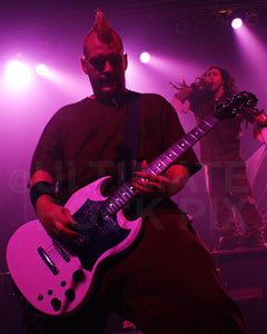 Photo of guitarist Ryan Johnson of 10 Years in concert by Marty Temme