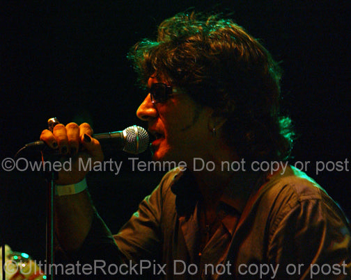 Photo of Terry Ilous of Great White in concert in 2010 by Marty Temme