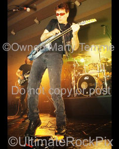 Photos of Guitar Player Steve Vai in Concert in 1998 by Marty Temme