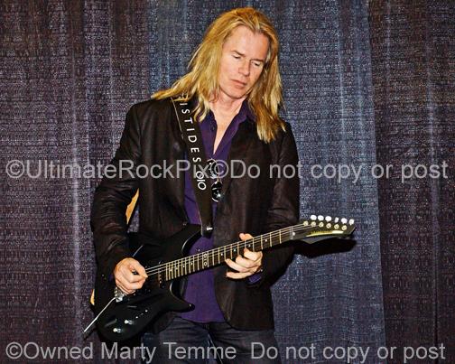 Photo of Guitar Player Adrian Vandenberg of Whitesnake during a photo shoot by Marty Temme