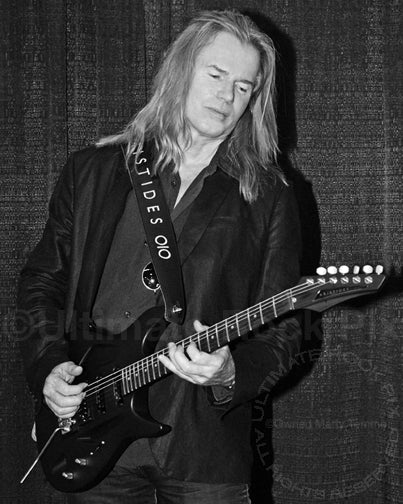 Photo of Guitarist Adrian Vandenberg of Whitesnake during a photo shoot by Marty Temme