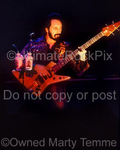 Photos of Bassist John Entwistle of The Who Playing his Alembic Bass in Concert in 1979 by Marty Temme