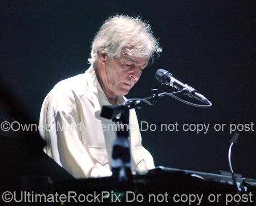 Photos of Keyboardist Richard Wright Performing with David Gilmour of Pink Floyd in Concert by Marty Temme